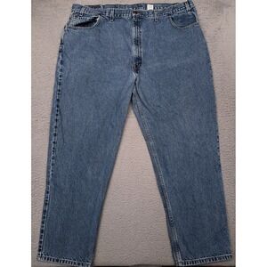 Vintage Y2K Levi's 545 Jeans‎ Men's 48x32 Loose Fit Baggy Skater Brown Tab